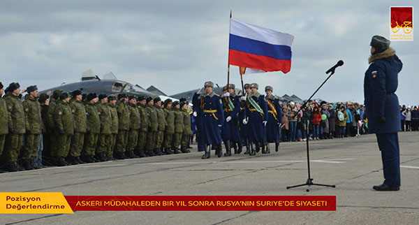 Askeri müdahaleden bir yıl sonra  Rusya’nın Suriye’de siyaseti