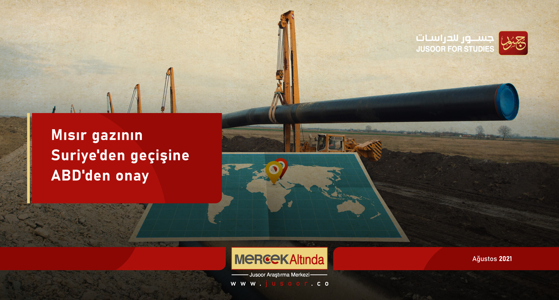 Mısır gazının Suriye'den geçişine ABD'den onay