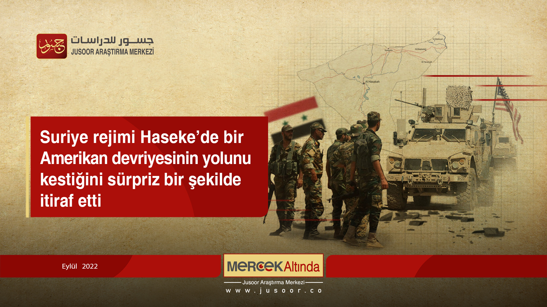 Suriye rejimi Haseke’de bir Amerikan devriyesinin yolunu kestiğini sürpriz bir şekilde itiraf etti