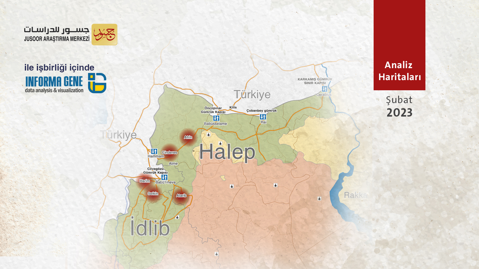 Türkiye ile Suriye’nin kuzeybatısındaki deprem bölgeleri arasındaki sınır kapıları