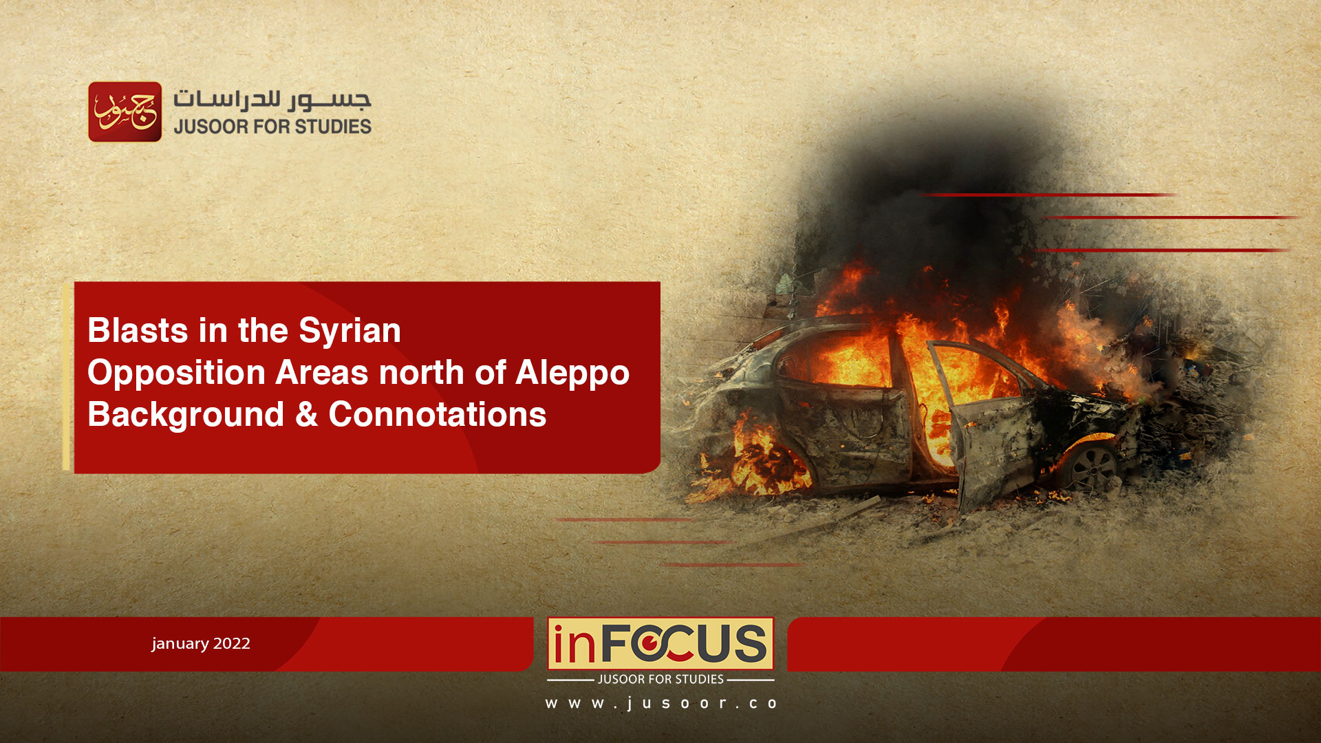 Blasts in the Syrian Opposition Areas north of Aleppo Background & Connotations